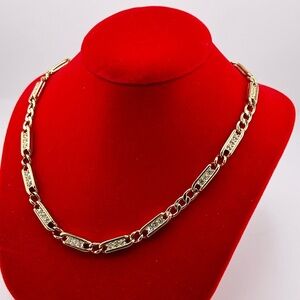 swarovski Elegant Gold Chain Necklace